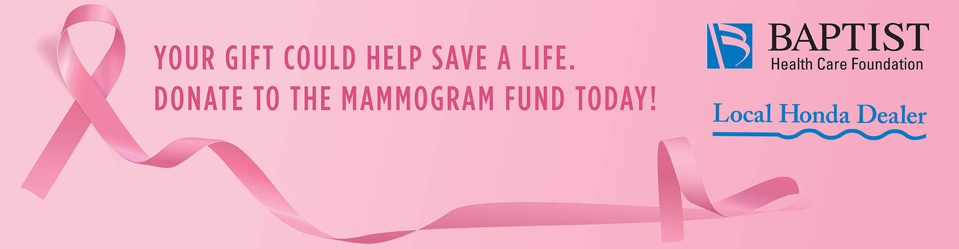 Donate to the Mammogram Fund.