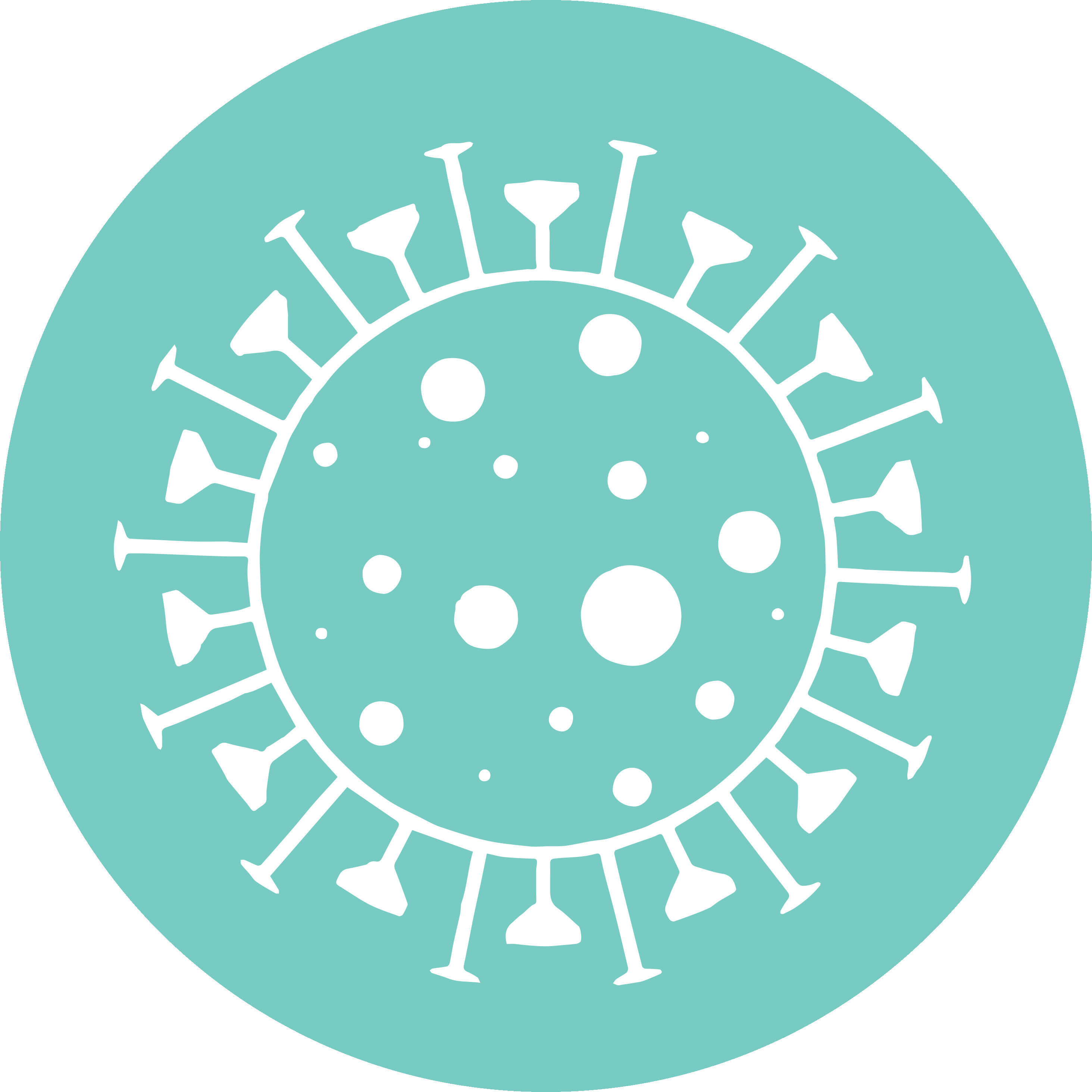 Icon of a virus.