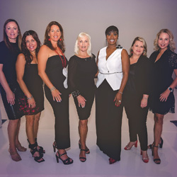 Foundation members posing for the camera